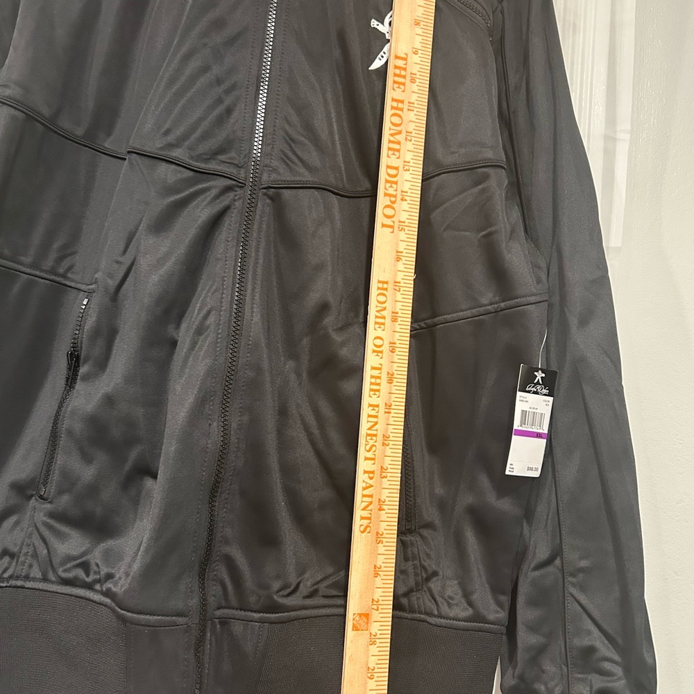 NWT Mens XXL Black Bomber Jacket Artful Dodger - Picture 12 of 12